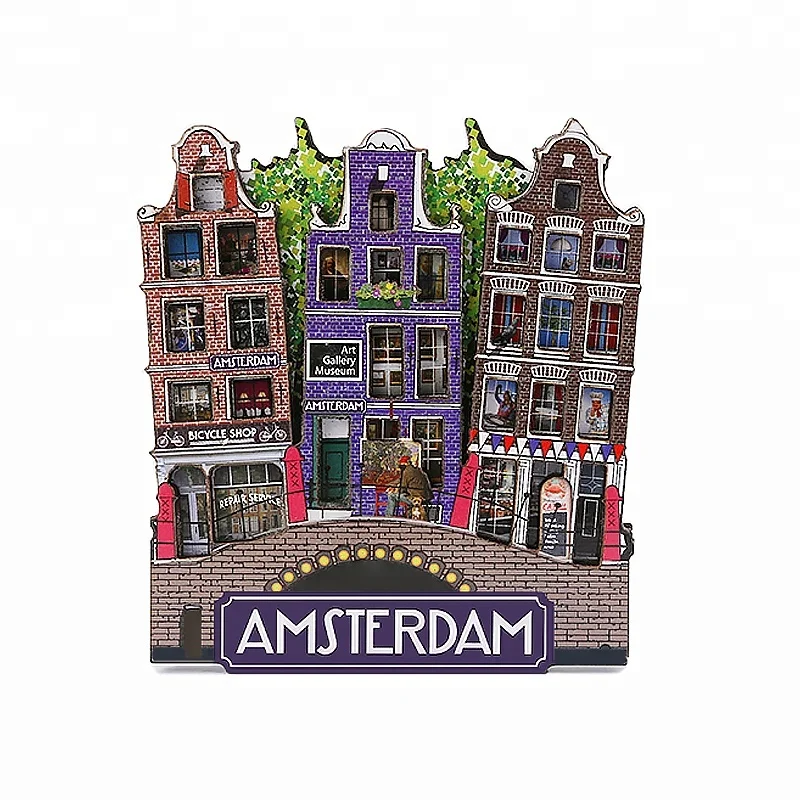 Amsterdam Kühlschrank-magnet Große Niederlande Touristen 