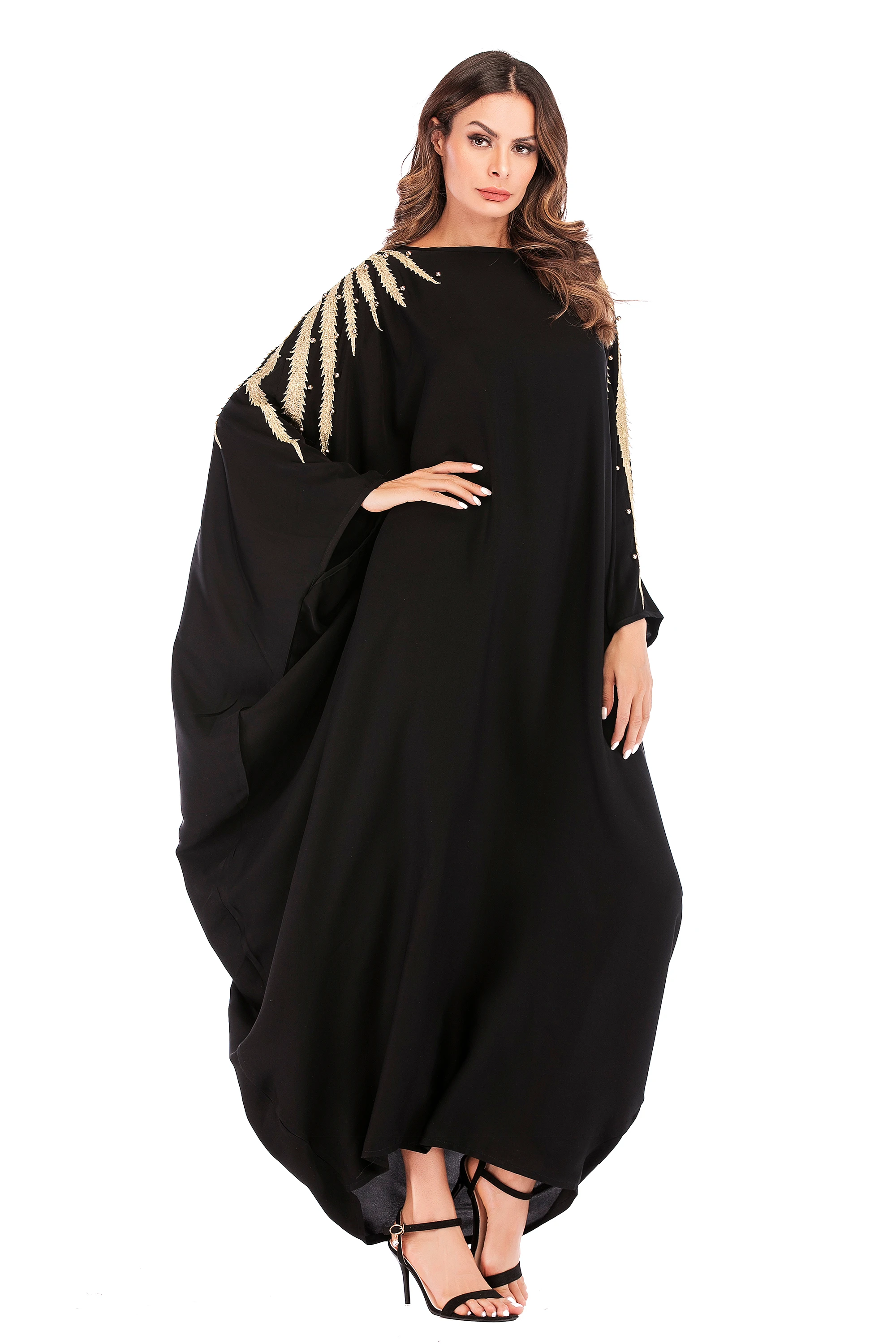 6069# Fashion Embroidery Design Nida Muslim Dress Abaya In Dubai ...