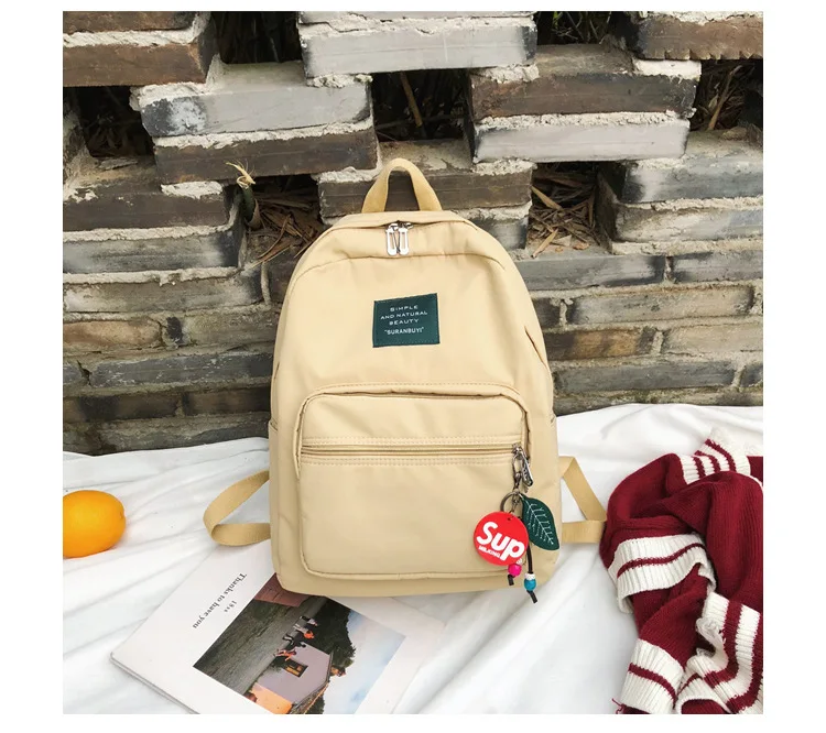 2019 China Factory Wholesale Korean Style Pastel Color Waterproof Backpacks School Bags ...