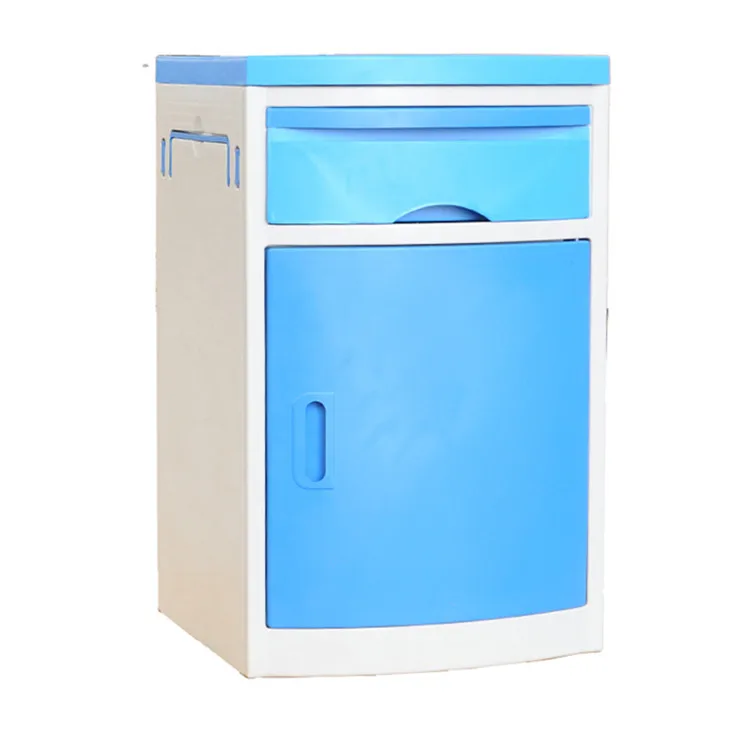 ABS medical bedside tables hospital bed for sales ABS bedside locker cabinet