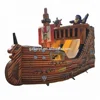 New commercial class pirate ship slide two lane dry slide to be sold