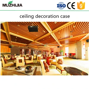 Indoor Decorative Wpc Suspended False Roof Ceiling Panel
