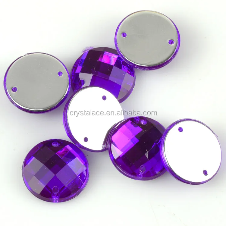 Acrylic sew on stones, flat back sew on acrylic strass