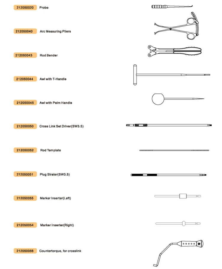 Canwell Multi-axial Crosslink Cantsp Medical Device Spinal Implants ...