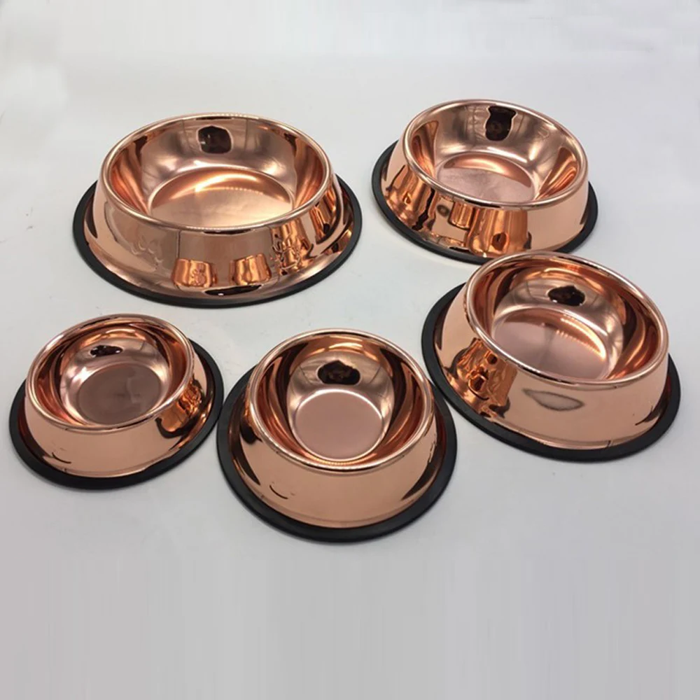 Copper Dog Bowls