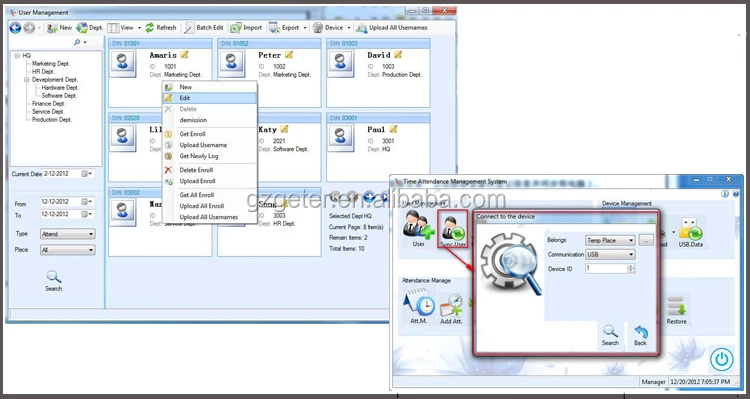 Download Software Fingerprint Time Attendance