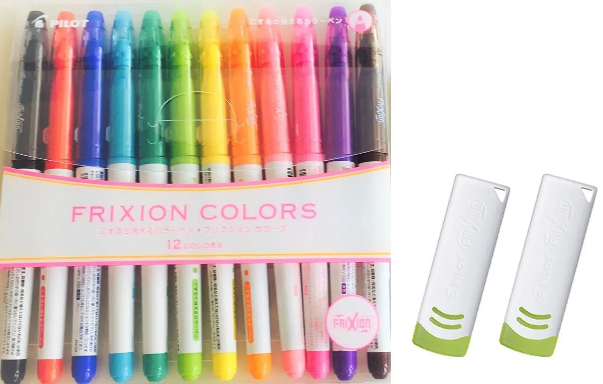 Pilot SFC-60M-6C2 FriXion Colors Erasable 0.7mm Marker Pen 6 Colors Set Japan
