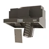ISO chinese kitchen exhaust range hood all in one electrostatic air filter for commercial ventilation system