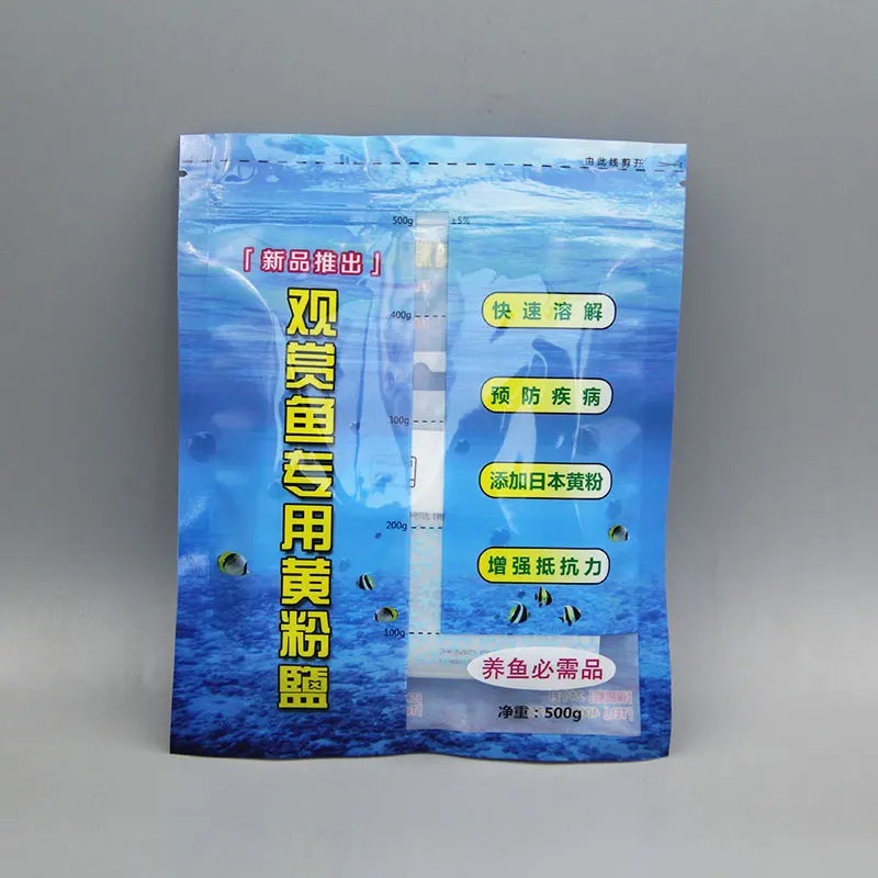 Customized Soft Plastic Bait Bags For Fishing Worm / Fish Food