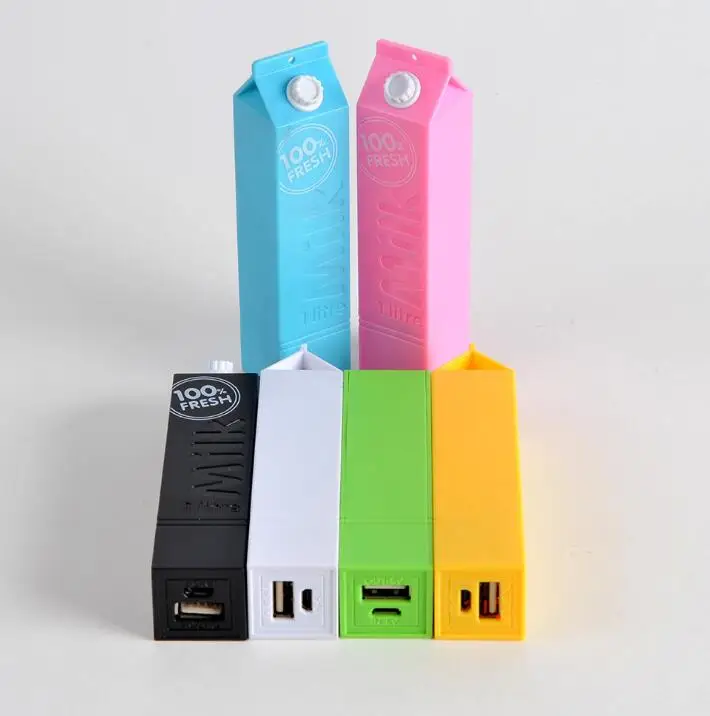 Promotion Lovely phone charger 5V 1A Universal portable 2200mah mini milk bottle powerbank - ANKUX.COM