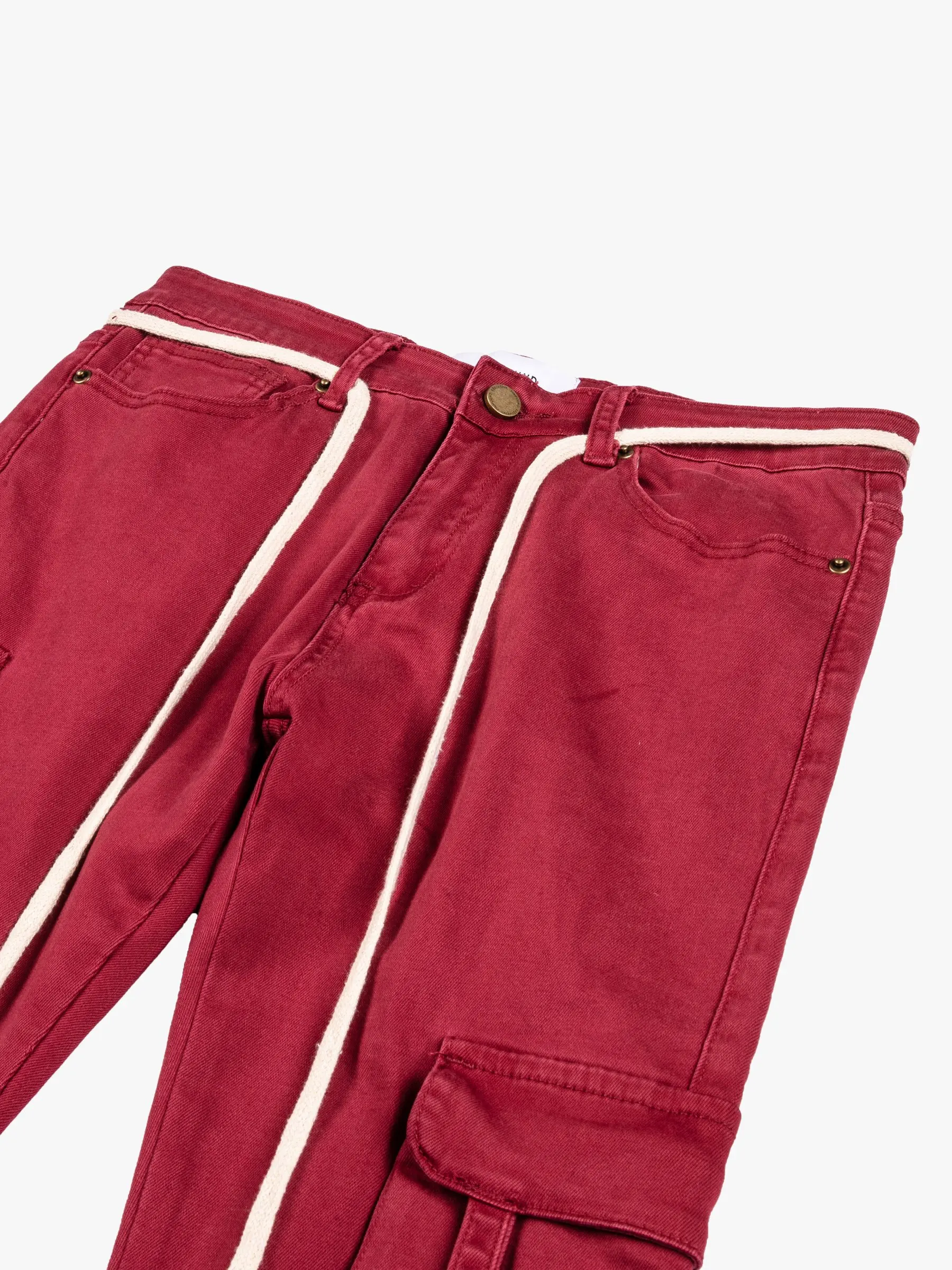 red cargo pants mens