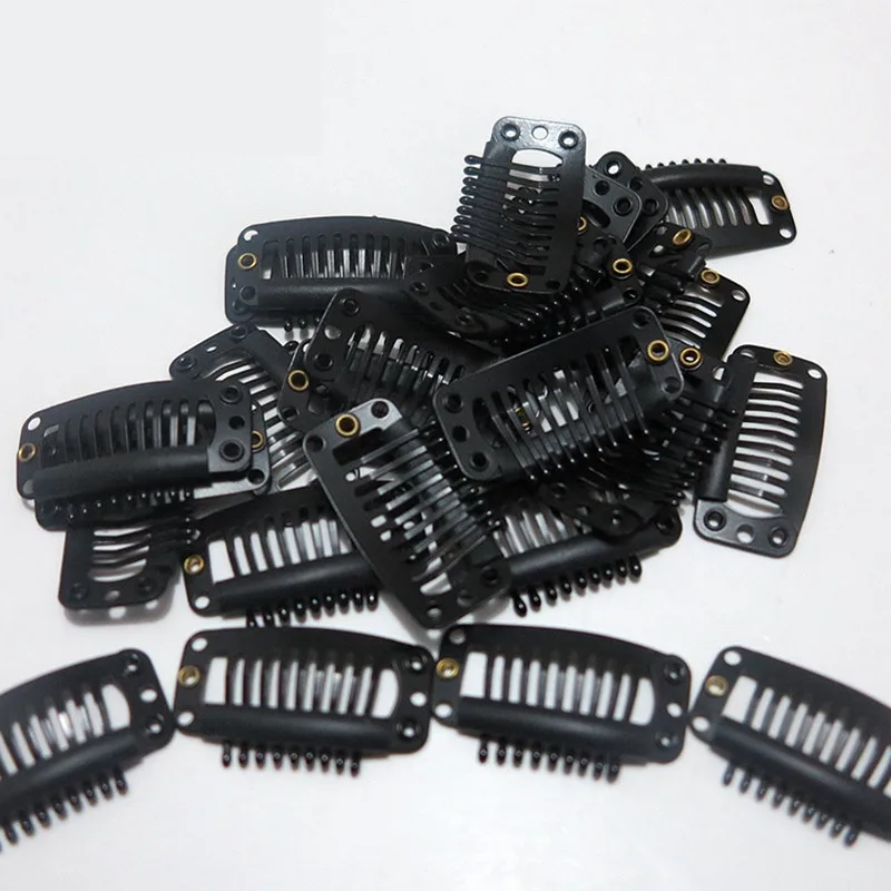Wig Hair Clips Tool 32mm Metal Snap Clips For Hair Extension I Shape 9