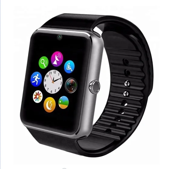 2018 Wholesale Android Camera Blue tooth Smartwatch Wrist Mobil Smart Watch Phone GT08 Sport Smart Watch With Sim Card Slot