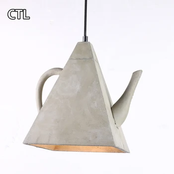 2018 Latest Design Cement Lamp Concrete Teapot Pendant Light 2018 Latest Design Cement Lamp Concrete Teapot Pendant Light