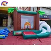 Hot selling air bouncer inflatable trampoline inflatable bouncer slide combo
