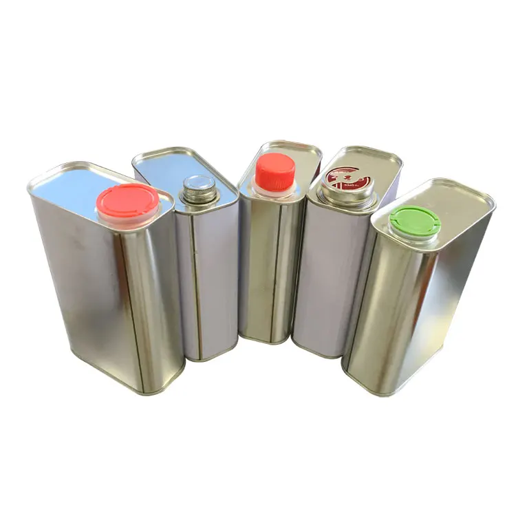 1l Metal Jerry Cans - Un Certified Chemical Paint / Oil Rectangular ...