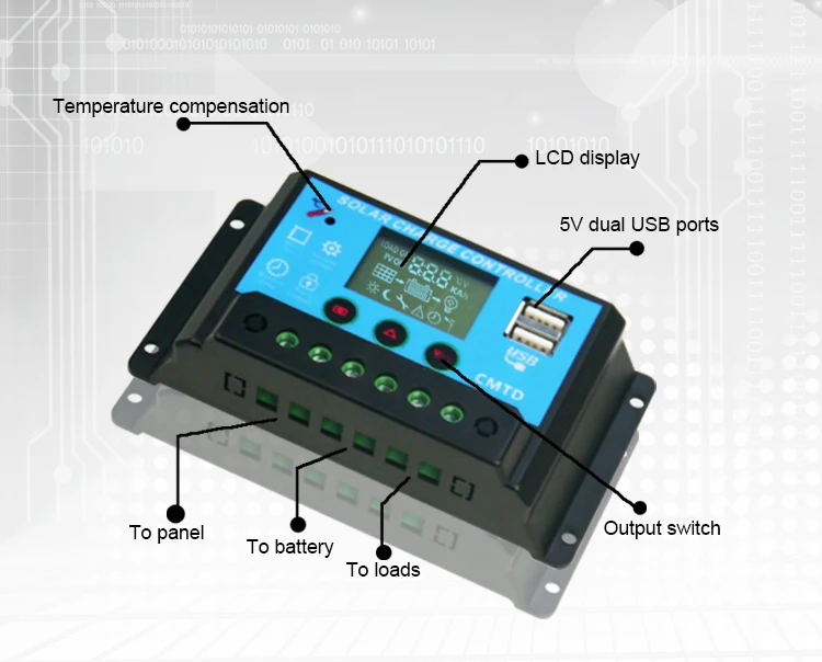     Solar Charge Controller 20a -  10