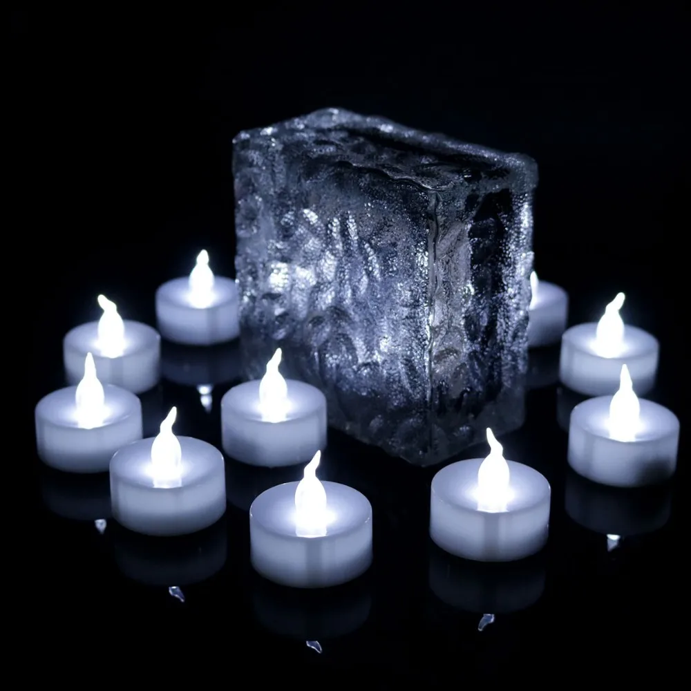 Colorful Change Flameless Water Activated Floating Led Candles In Bulk