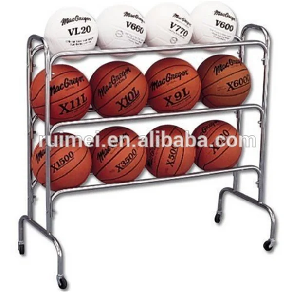 Movable 3tiers Freestanding Basketball Display Stand Buy Basketball