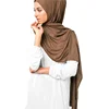 Wholesale New Solid Color Plain Elastic Modal Viscose Muslim Jersey Hijab Scarf,Jersey Hijab Scarf, Hijab Jersey Women