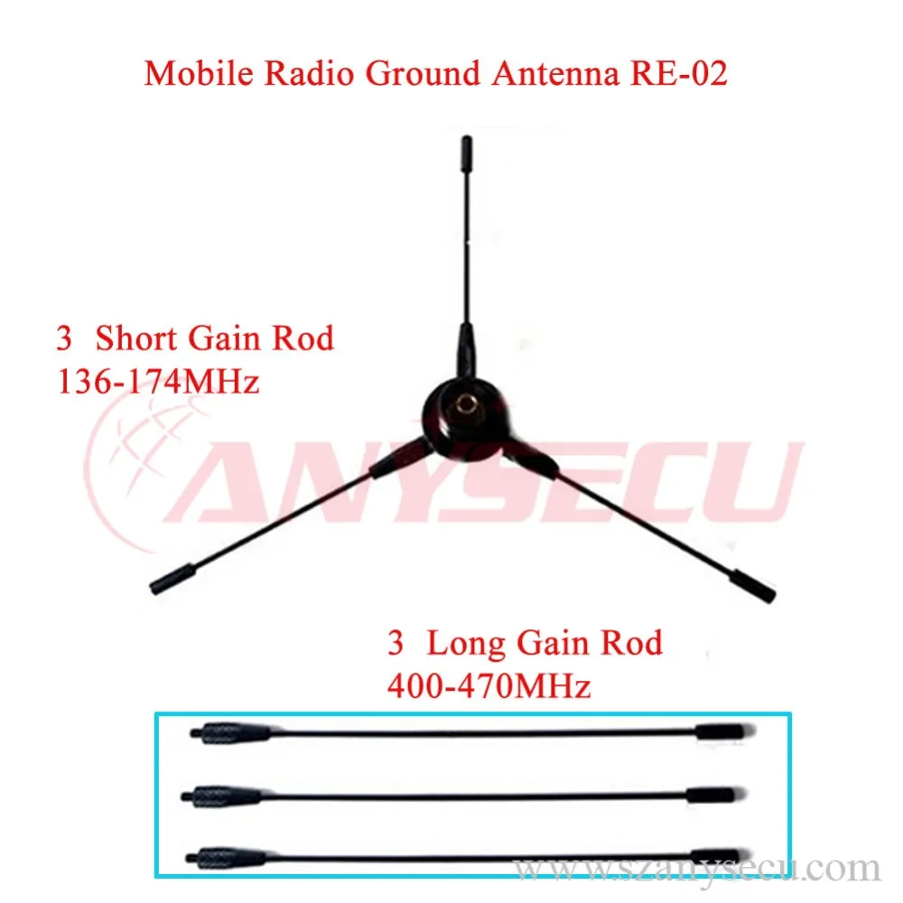 Original Anysecu Ground Antenna For Car Radio Re02 Uhff Radio Station