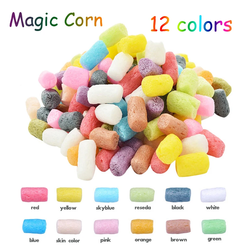 Arts and Crafts for Kids - Magic Foam Corn Craft Kit, STEM Building Model  Toys, Bulk Crafts Supplies Kits, Kindergarten Preschool School Crafts Set