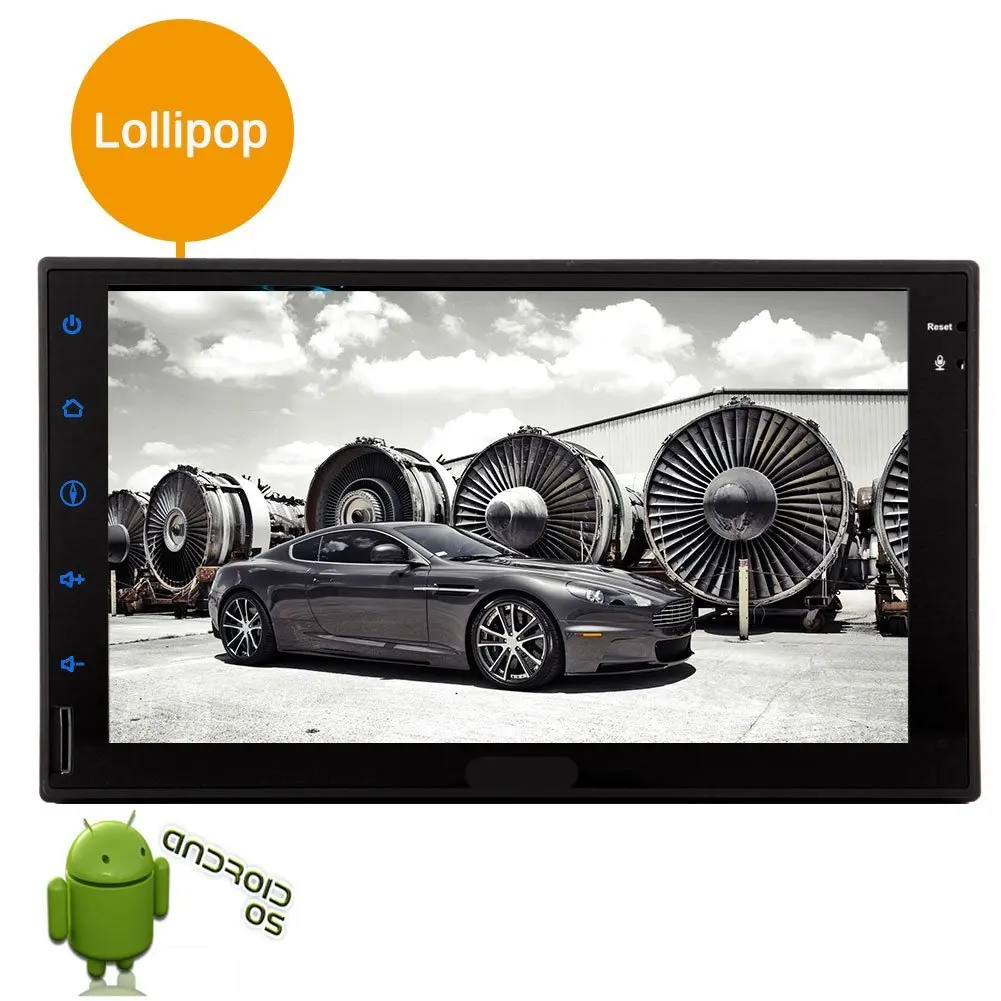 Hot sale Quad core 2 din car tablet 7 inch android Universal double 2 din Car stereo gps navigation Player Mirror Link bluetooth in dash car autoradio 5.1 Lollipop 1g ram+16g rom AM/FM radio