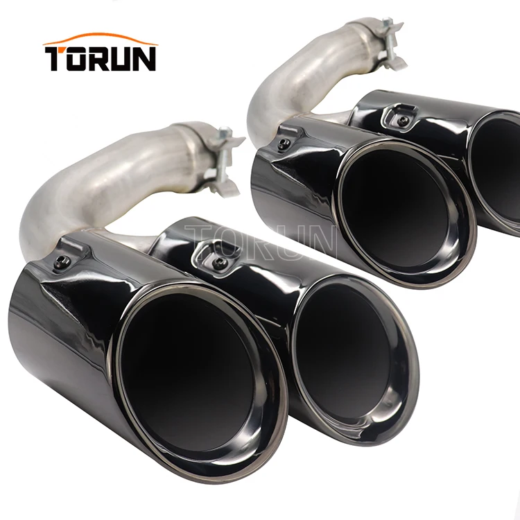 Hot Sale High Quality Universal Oval Bulk Exhaust End Pipe For Porsche