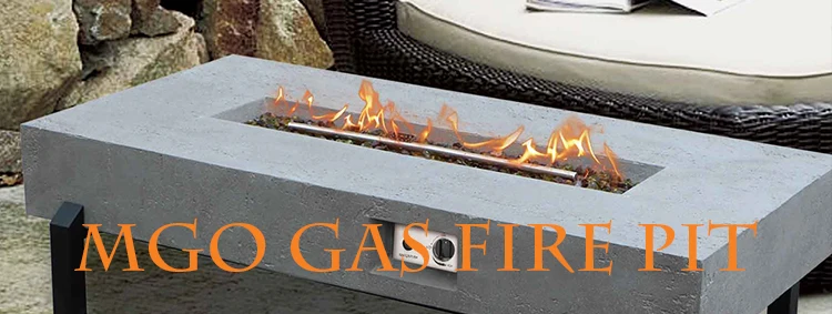 Custom Garden Mgo Outdoor Gas Fire Pit View Magnesium Oxide Fire