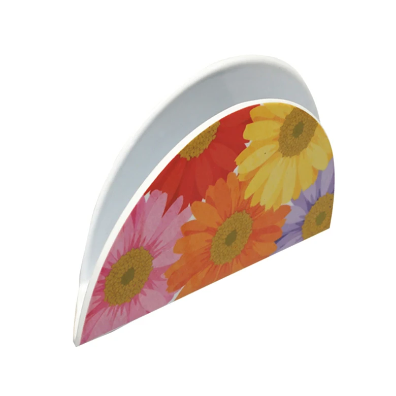 Creative home wholesale low price OEM desk organizer stand dispenser melamine plastic custom napkin holder
