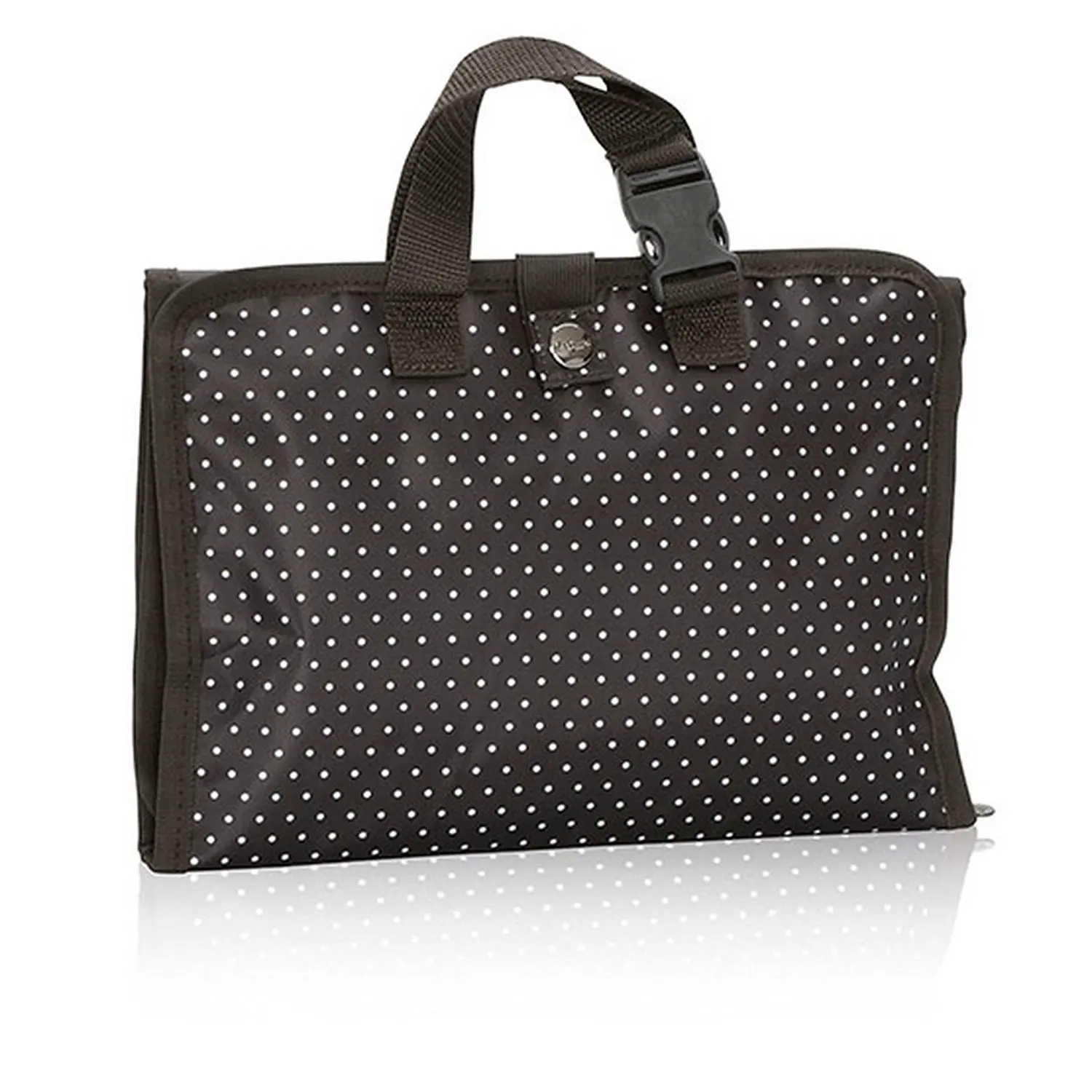 Thirty One Timeless Beauty Bag In City Charcoal Swiss Dot No Thirty One Timeless Beauty Bag In City Charcoal Swiss Dot No Monogram 3849