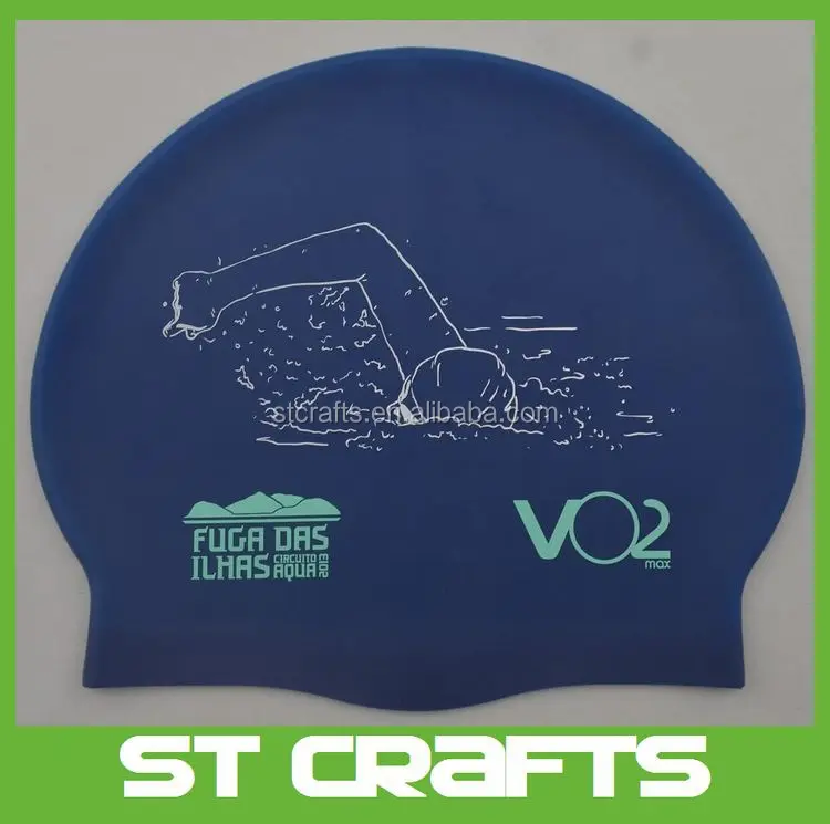 100 Ecofriendly Adult Funny Swim Cap Waterproof Sport Swimming Caps