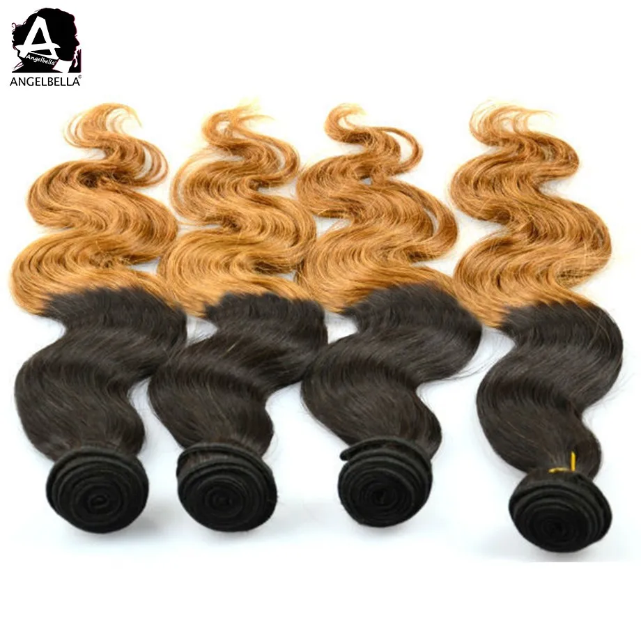 Angelbella Ombre Keratin Hair Extensions 100 Virgin Remy Human
