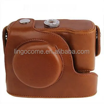 nikon leather camera bag