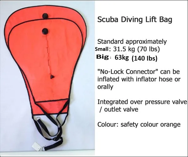 Diving Lift Bag 63kg 140lbs Diving Inflatable Bag Buy Inflatable Bag