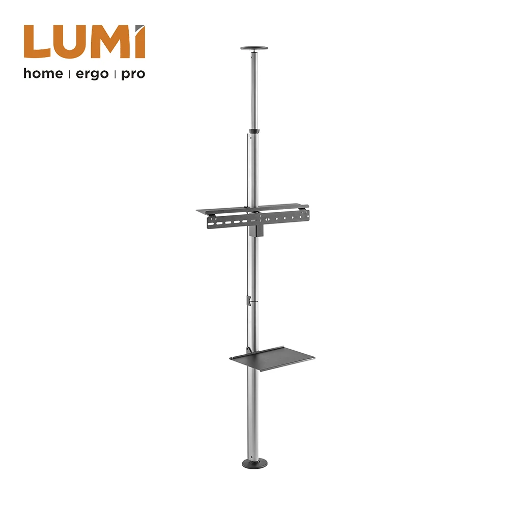Ceiling To Floor Curved Tv Pole Mount View Ceiling Mount Brateck Product Details From Lumi Legend Corporation On Alibaba Com