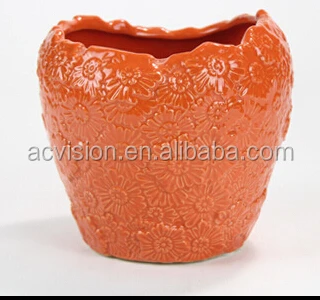 Antique Bright Color Home Decor Ceramic Vase Orange Color Ceramic Flower Vase Estern Style Porcelain Vase Home Decoration Buy Antique Bright Color