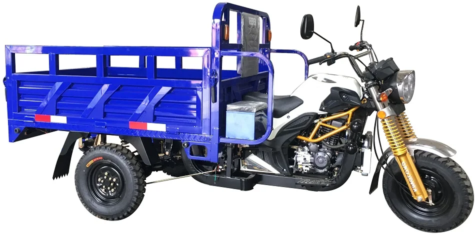 Tuk Tuk Adult Tricycle For Cargo Loading Motorized Engine 150cc 200cc ...