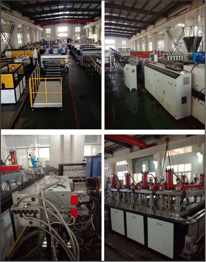 Wpc Pvc Foam Board Extruder Machine With Coextruder Pvc Product Making