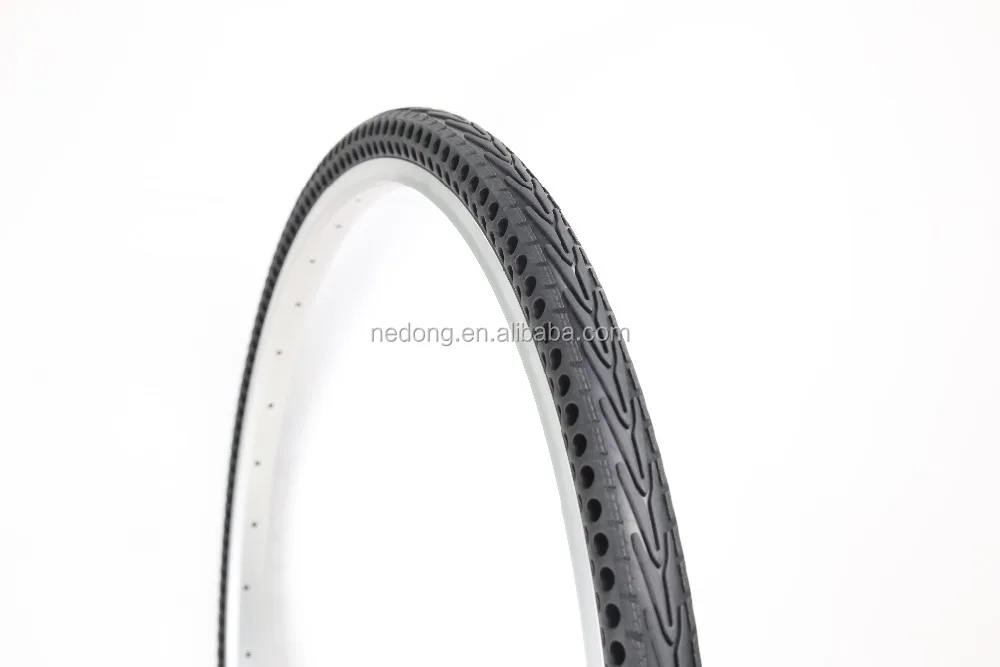 Bike Bicycle Solid Tire Wheel PU Tube Non-pneumatic Tyre  24*1 3/8 Cycling 