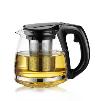 Commercial Infuser Glass Teapot Tansparent Coffee Pot Commercial Infuser Glass Teapot Tansparent Coffee Pot
