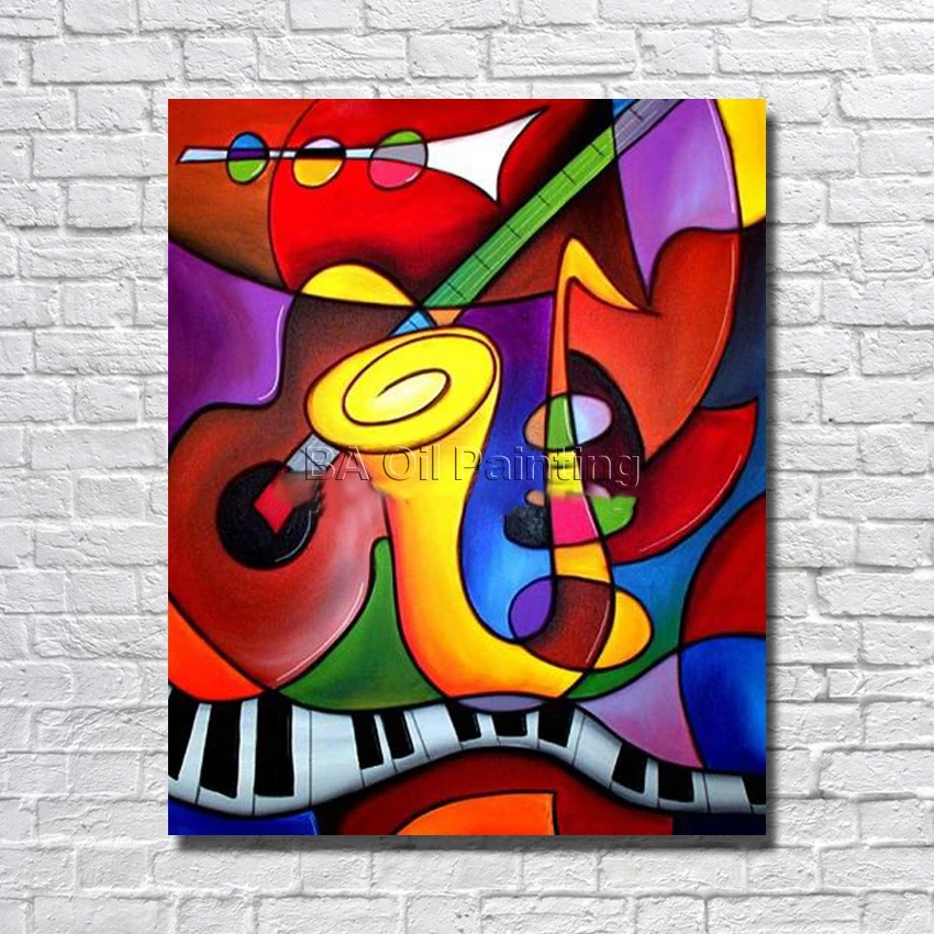 Achetez en Gros instrument de musique peinture à l'huile