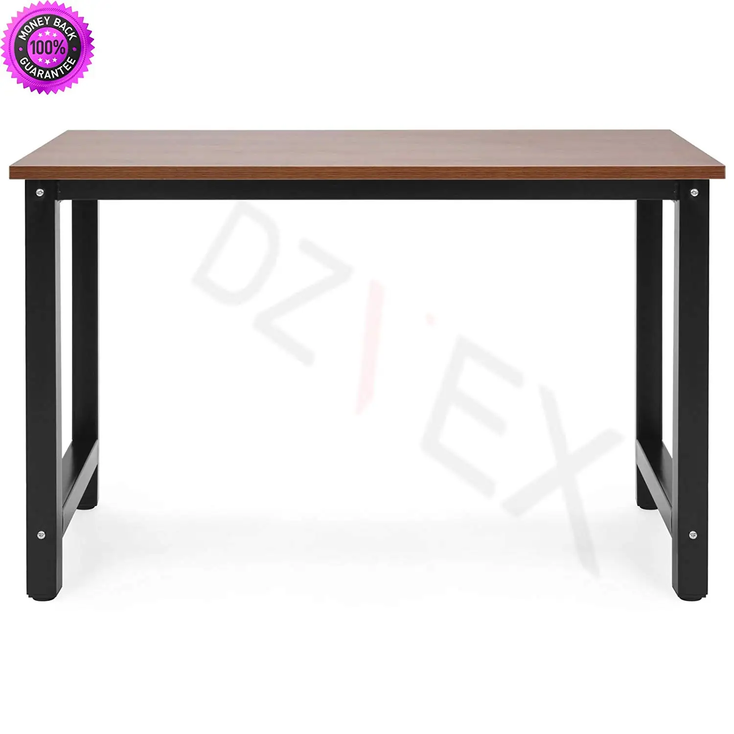 DzVeX_Large Modern Computer Table Writing Desk for Home and Office - Brown/Black And home office furniture sets commercial office furniture home office desk home office furniture collections modular