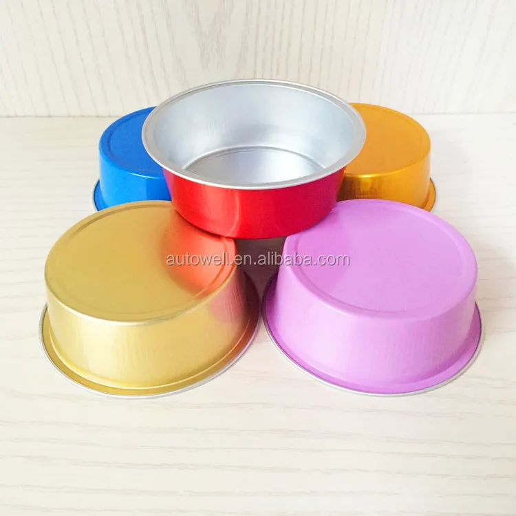 150ml Colorful Aluminum Foil Baking Cup Container For Cake Buy 150ml