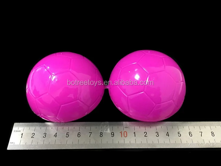 Soccer Shape Plastic Surprise Football Capsule Toys Buy Plastic