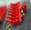 good excavator tools hitachi tilting rake bucket for construction