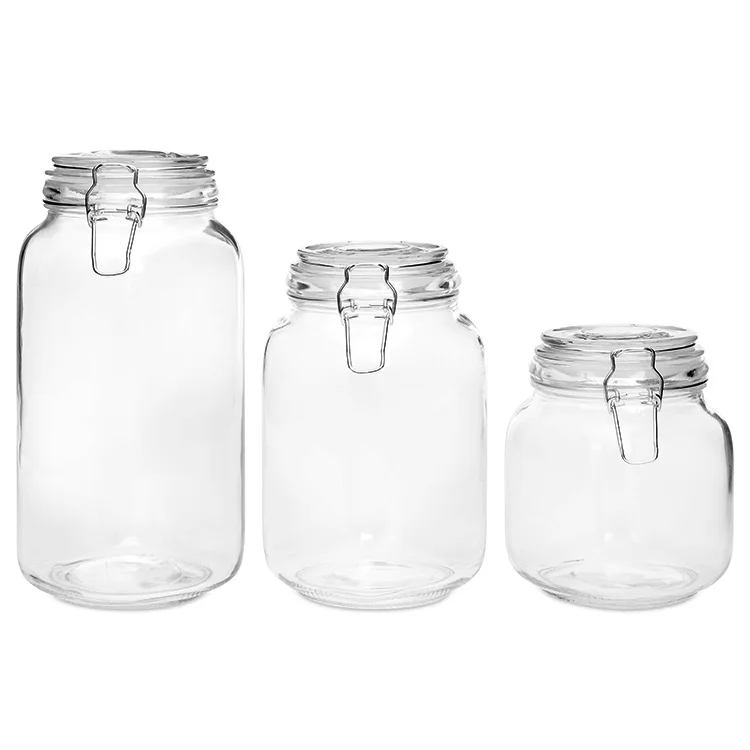 Swing Top Bale Jars,Glass Bottle With Wire Snap Buy Square Swing Top
