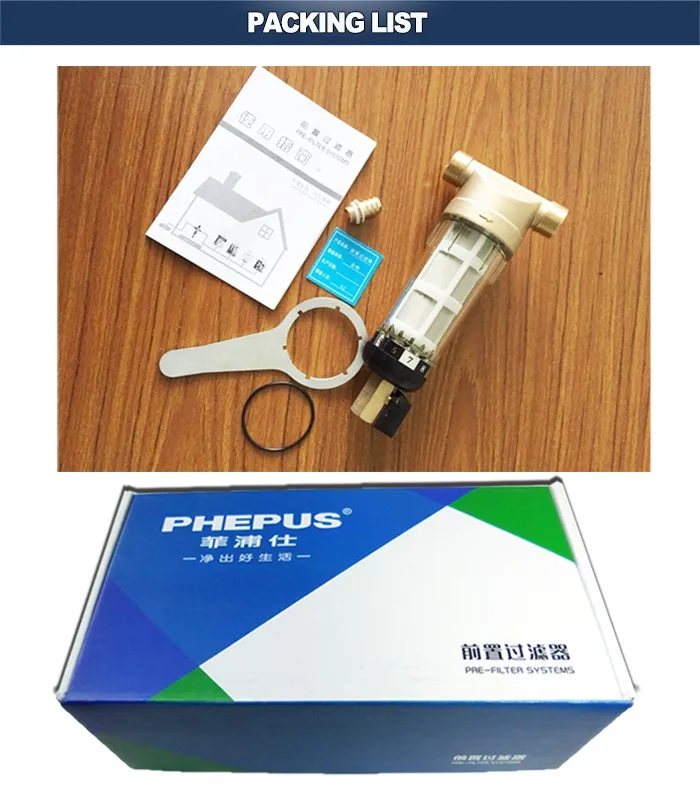 Domestic stainless steel screen net sediment sand pre-filter system