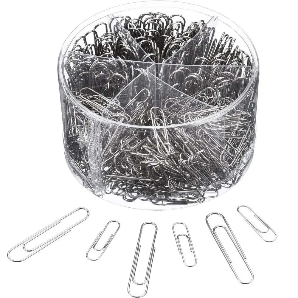 Lovely Smiling Face Spring Loaded File Organizer Paper Holder Metal