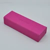 wholesale 51mm width pu leather eye glass case Customizable logo eyewear case